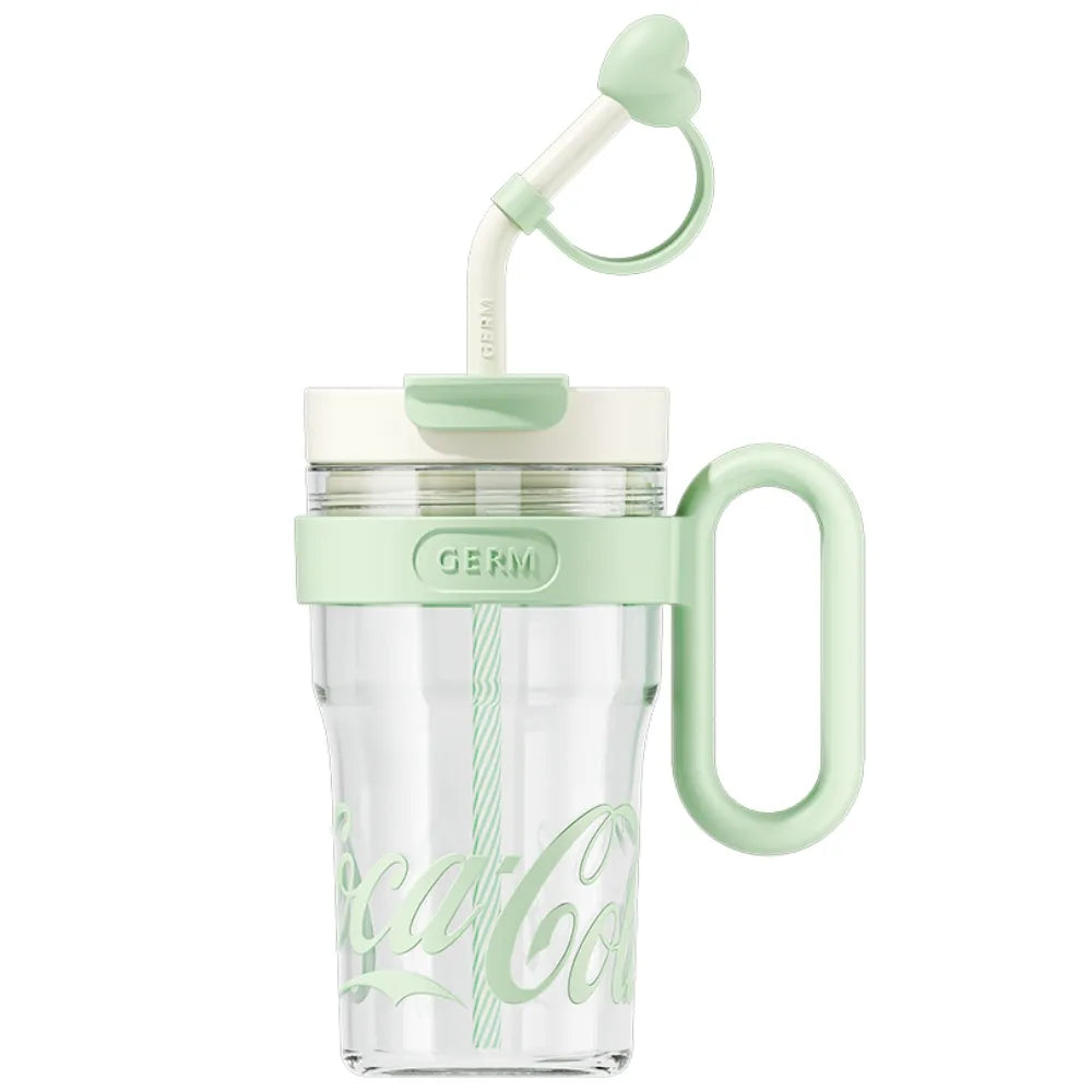 Taza Trítan Coca-Cola 800ml color verde, edición oficial Germ