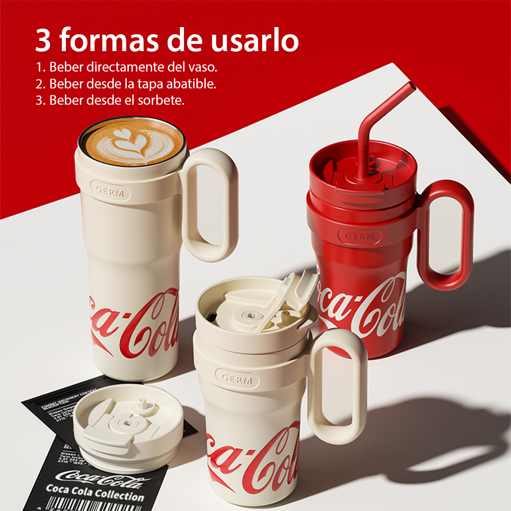 Vaso Térmico Hidrato | Germ x Coca-Cola | 750ml/25 Oz - 1100 ml/32 Oz