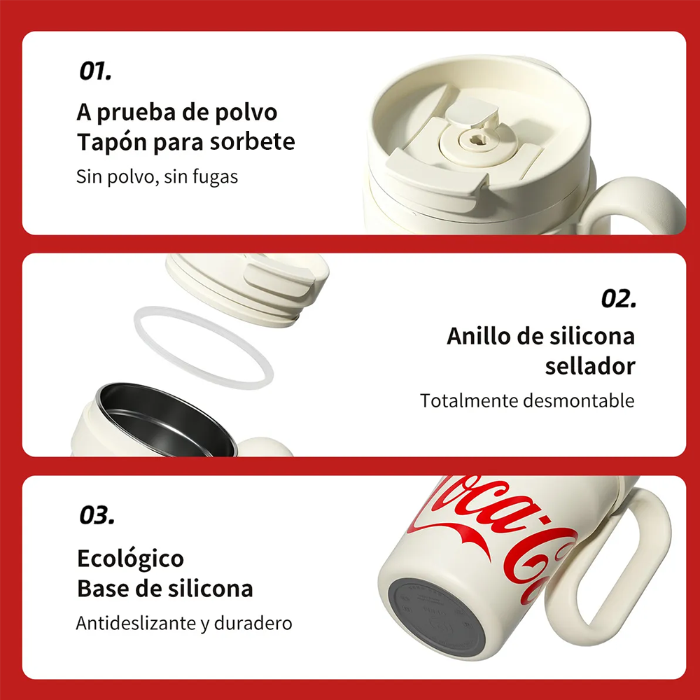 Vaso Térmico Hidrato | Germ x Coca-Cola | 750ml/25 Oz - 1100 ml/32 Oz