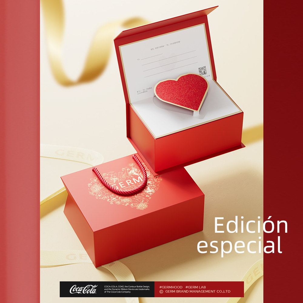 Set de Regalo: Vaso Térmico Love Story | Coca-Cola x Germ – 380 ml /12Oz