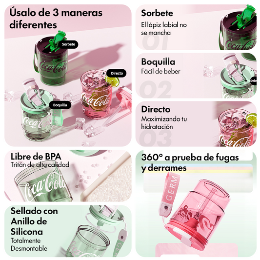 Vaso de agua tritán Coca-Cola | 375ml / 12oz