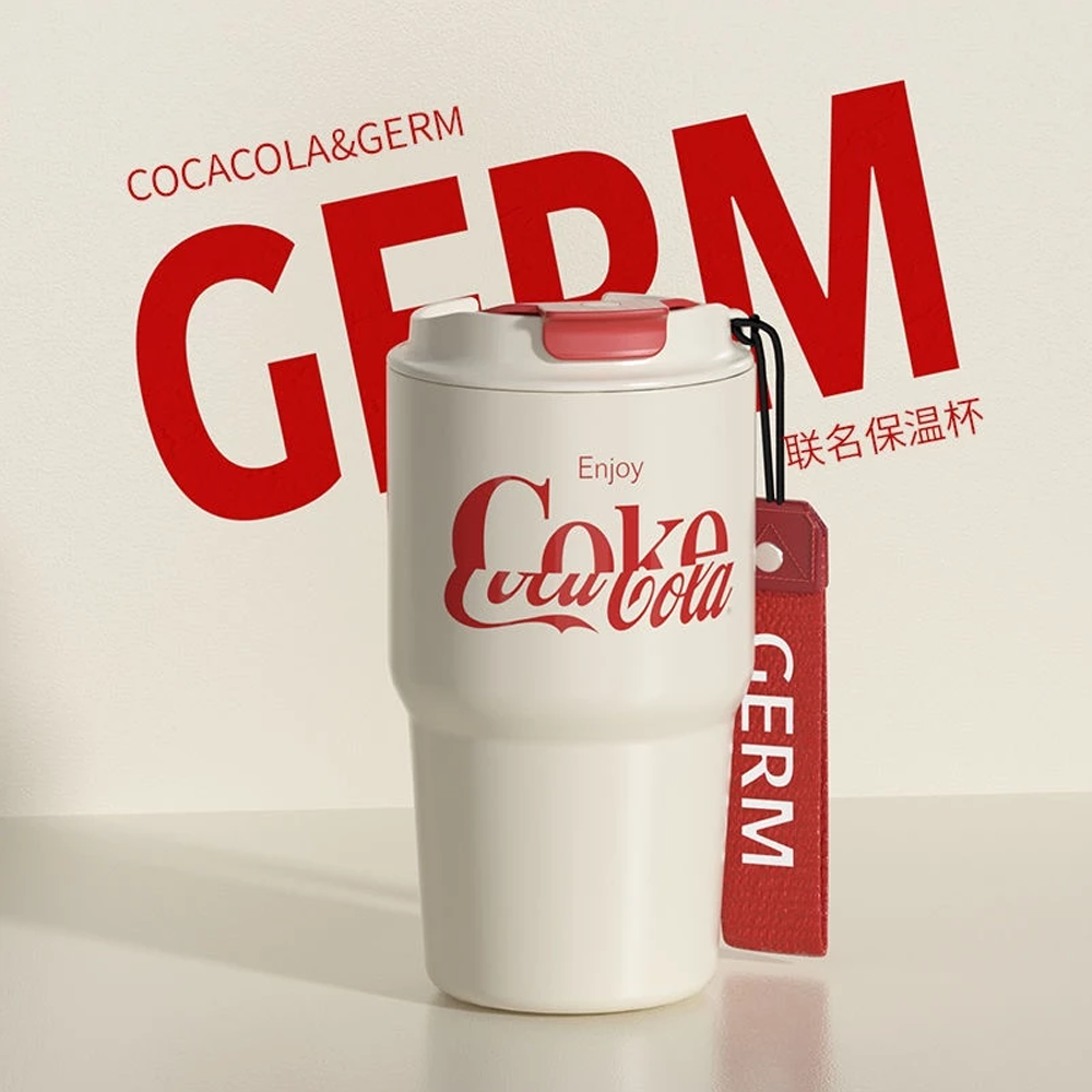 Vaso Mug GERM x Coca-Cola 590ml / 20 Oz Beige Rojo