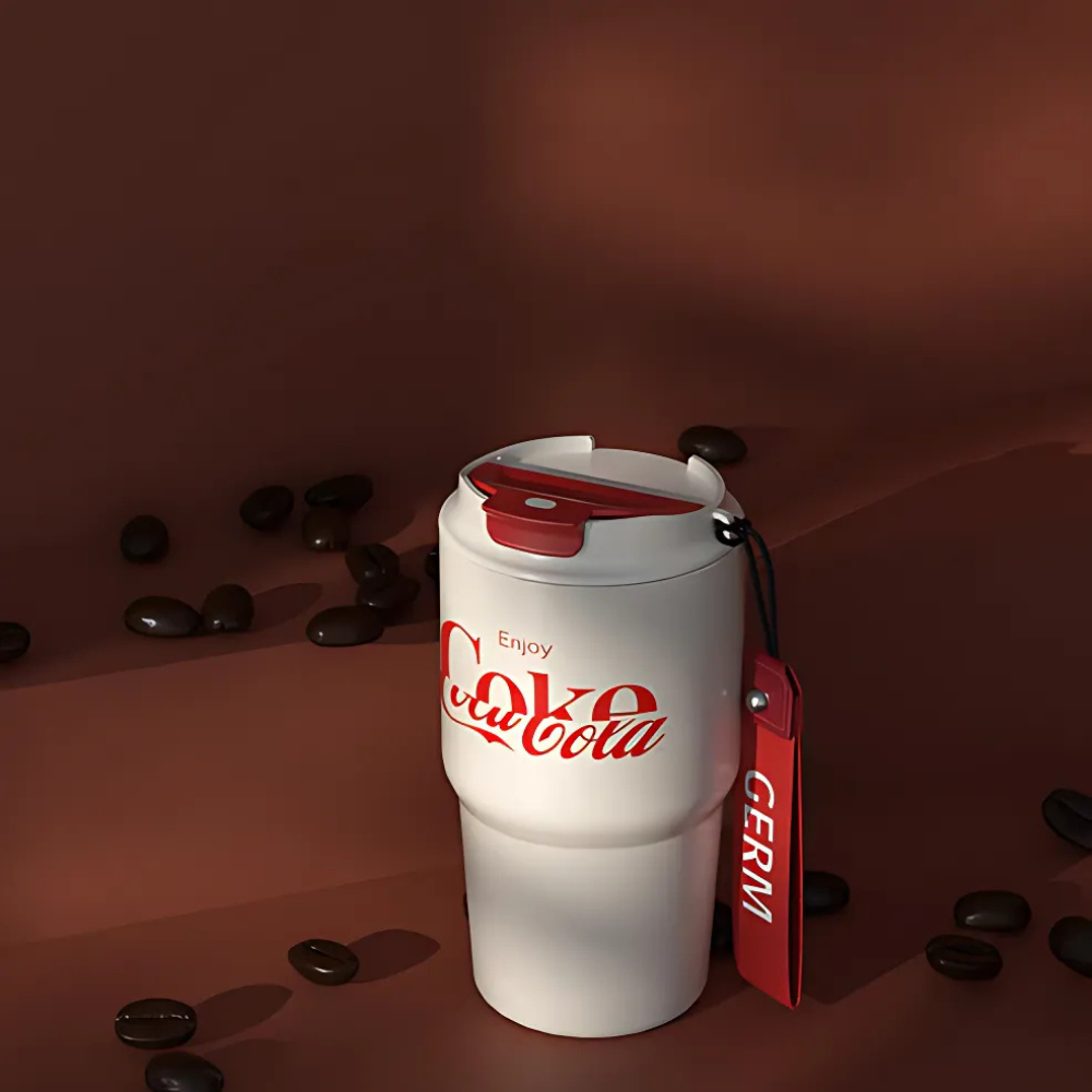 Vaso Mug GERM x Coca-Cola 590ml / 20 Oz Beige Rojo