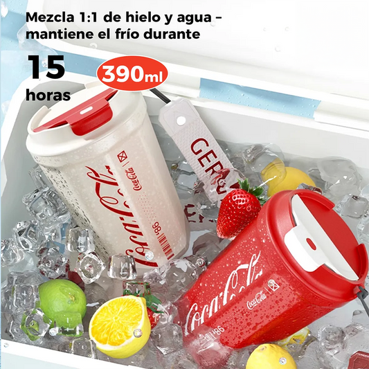 Vaso Térmico Diamond Coca-Cola x Germ | Beige| 390ml/13 Oz