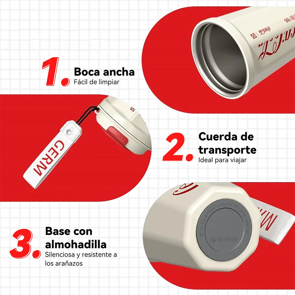 Vaso Térmico Diamond Coca-Cola x Germ – Rojo | 390ml 13 Oz