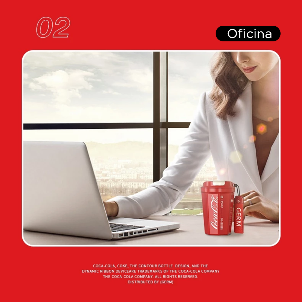 Vaso Térmico Diamond Coca-Cola x Germ – Rojo | 390ml 13 Oz