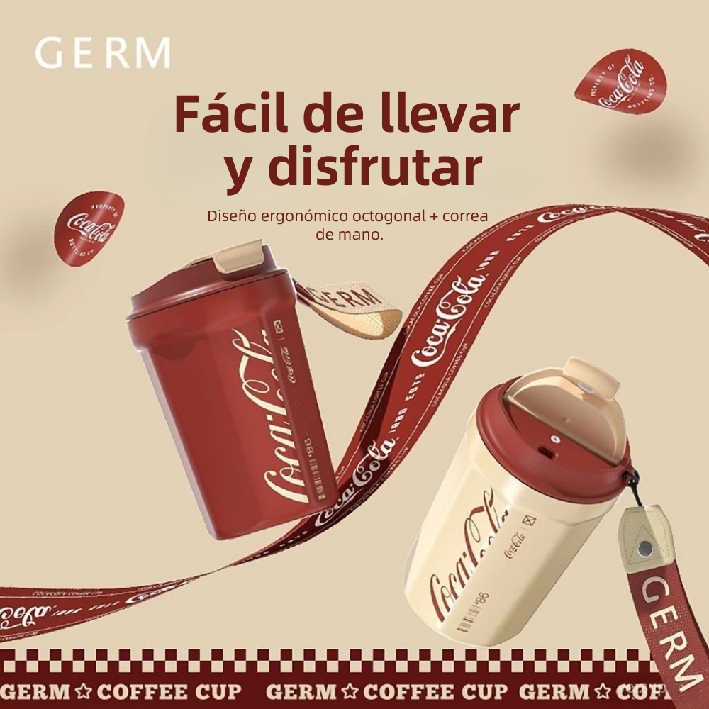 Vaso Térmico Octagon | Coca-Cola x Germ | 390ml / 13 Oz