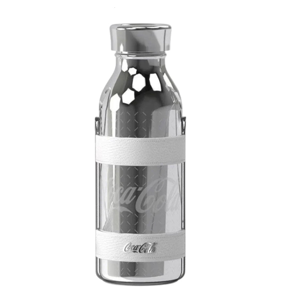 Tomatodo Coca-Cola Mirror 430ml botella térmica de acero inoxidable diseño elegante plateado