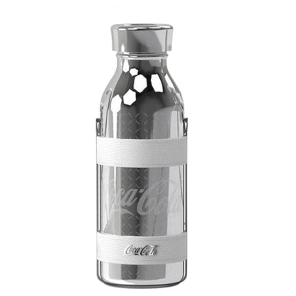 Tomatodo Coca-Cola Mirror 430ml botella térmica de acero inoxidable diseño elegante plateado