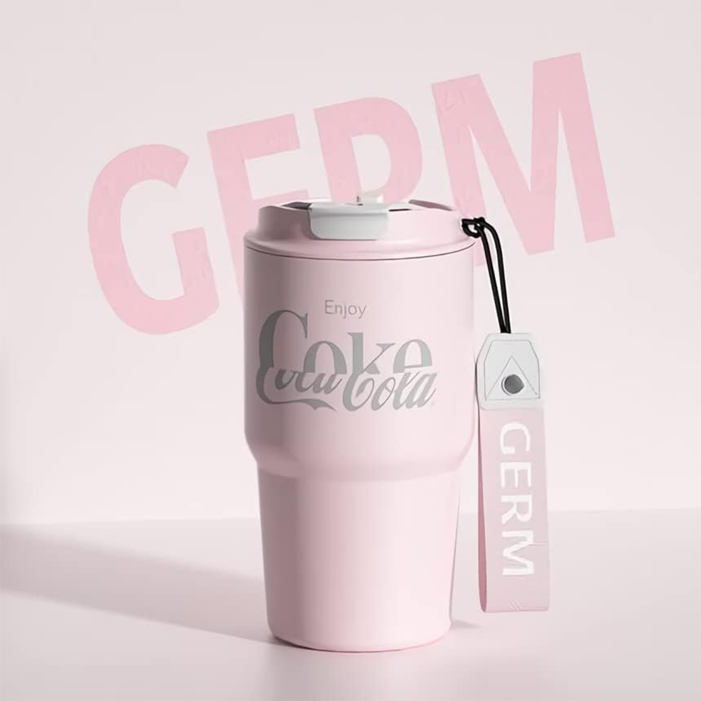 Vaso mug GERM x Coca-Cola 590ml /20 Oz Rosa coral