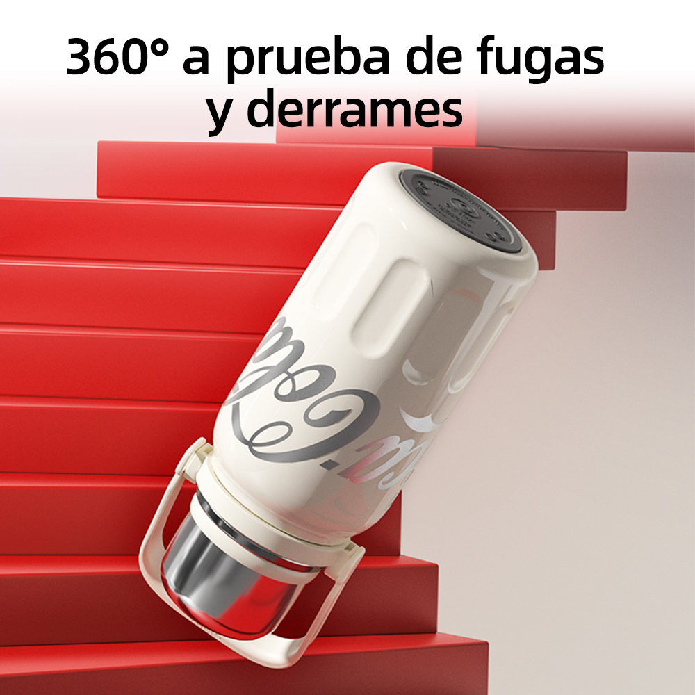 Termo Deportivo Coca-Cola x Germ 800 ml | Rosa | con Tapa Taza