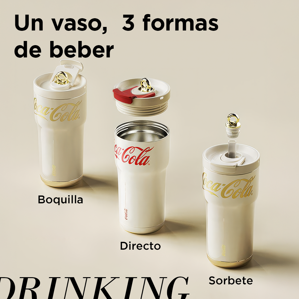 Mug Térmico Vintage Coca-Cola | 700ml / 23oz
