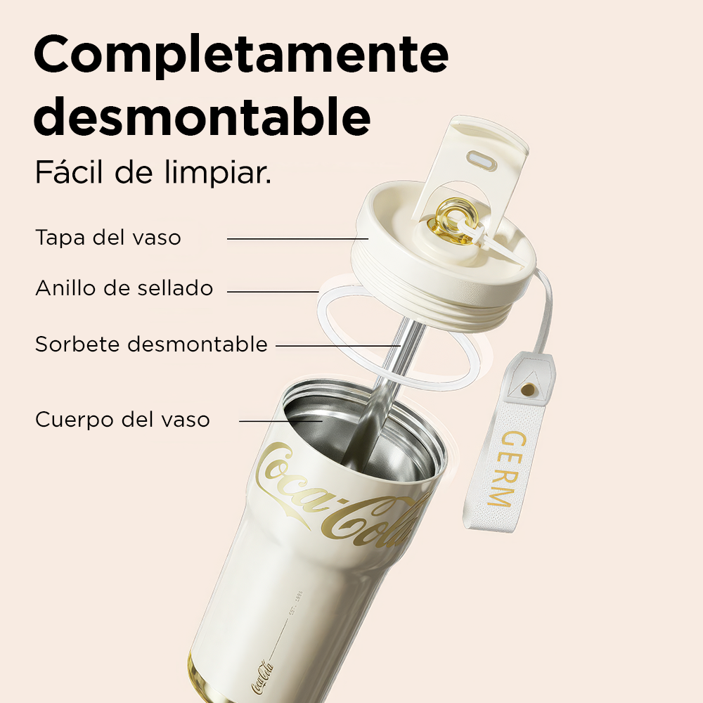 Mug Térmico Vintage Coca-Cola | 700ml / 23oz