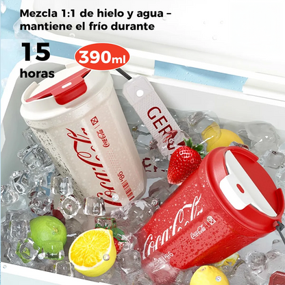 Set de Regalo: Vaso Térmico Love Story | Coca-Cola x Germ – 380 ml /12Oz