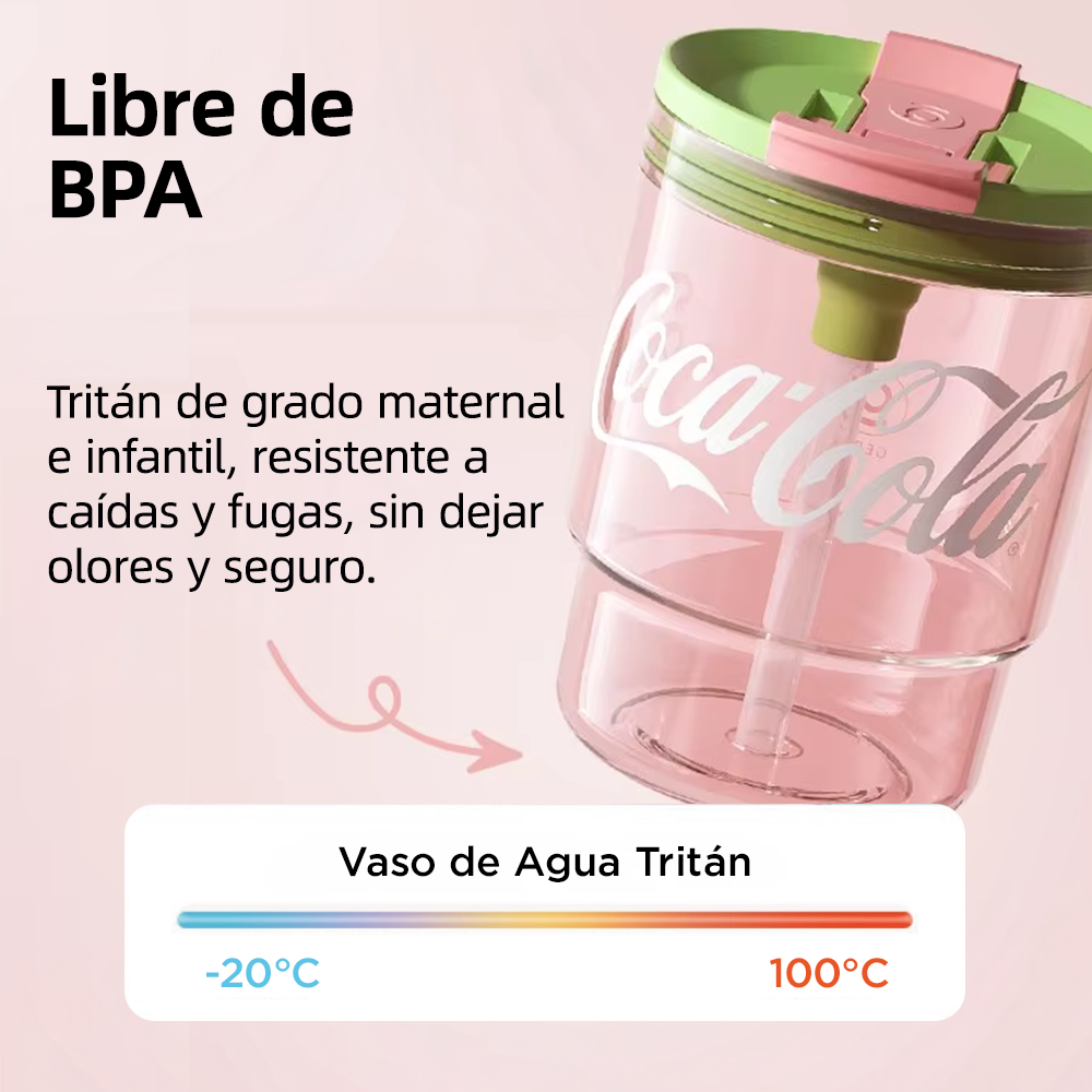 Vaso de agua tritán Coca-Cola |  375ml / 12oz