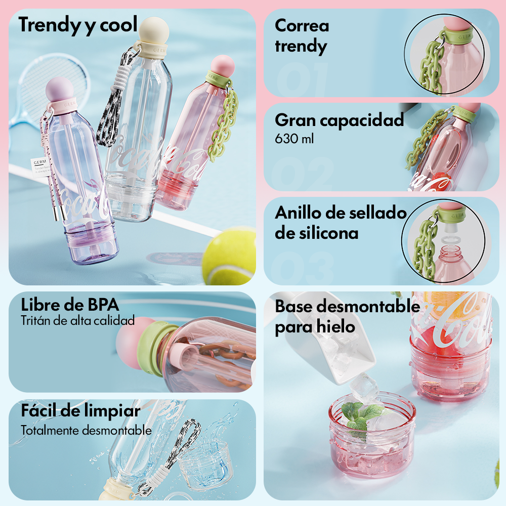 Botella Tritán Easy Clean deportivo Coca-Cola |  630ml / 21oz