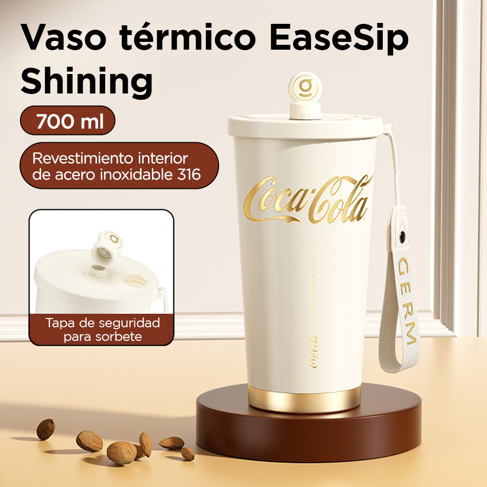 Mug Térmico EaseSip Shining Coca-Cola | 700ml / 23oz