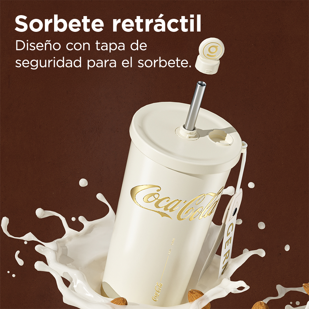 Mug Térmico EaseSip Shining Coca-Cola | 700ml / 23oz