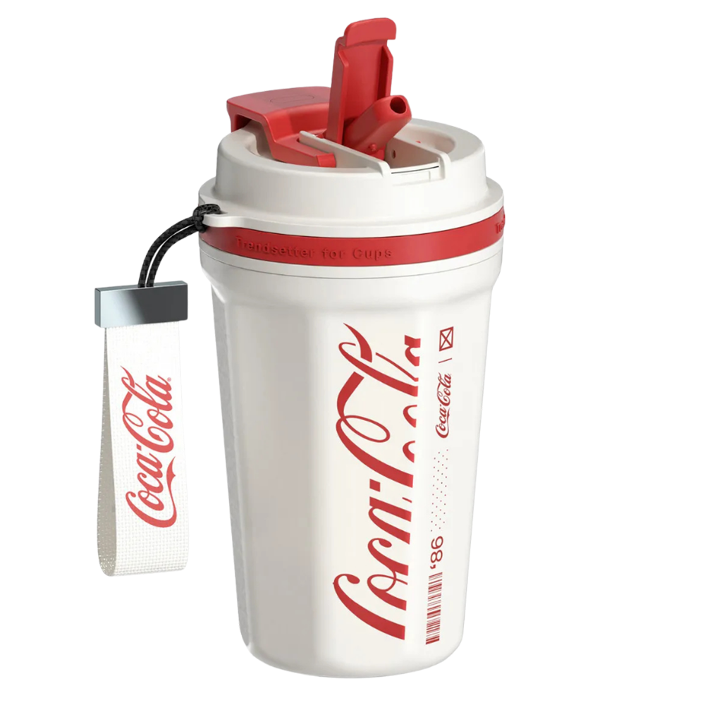 Mug térmico para café Coca-Cola 550ml manteniendo la temperatura por horas