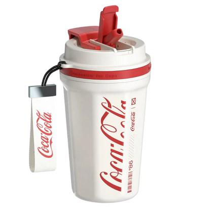 Mug térmico para café Coca-Cola 550ml manteniendo la temperatura por horas