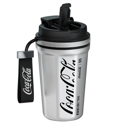 Mug térmico Coca-Cola Octagon Pro 550ml con aislamiento térmico para conservar la temperatura de bebidas por más tiempo