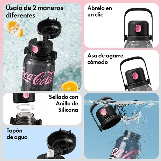 Botella Tritán Rítmica Coca-Cola | 1250ml / 42oz