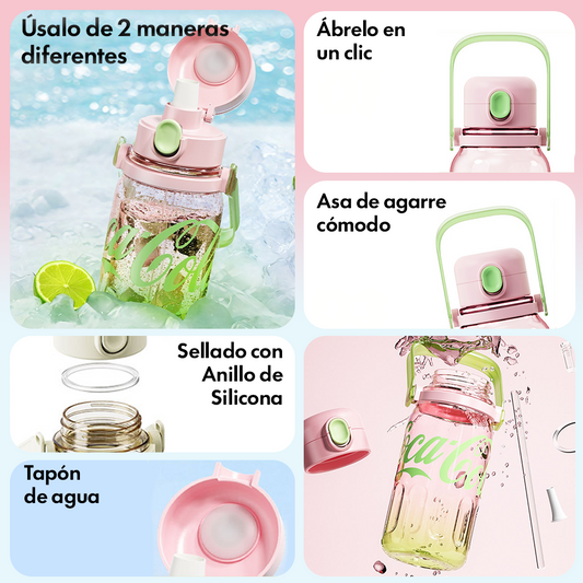 Botella Tritán Gradiente con asa Coca-Cola | 1250ml / 42oz