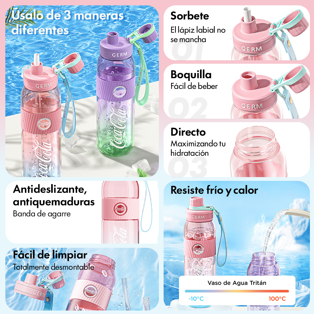 Botella tritán gradiente deportivo Coca-Cola |  700ml / 23oz