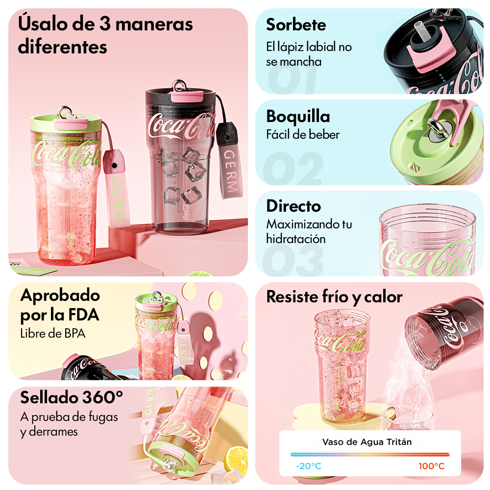 Vaso Tritán Slim Coca-Cola | 700ml / 23oz