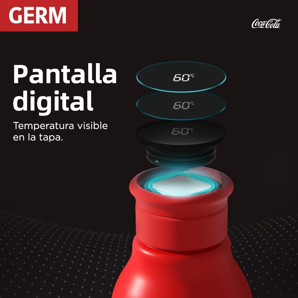 Botella Térmica Vogager | Coca-Cola x Germ | 370ml / 12.5 Oz