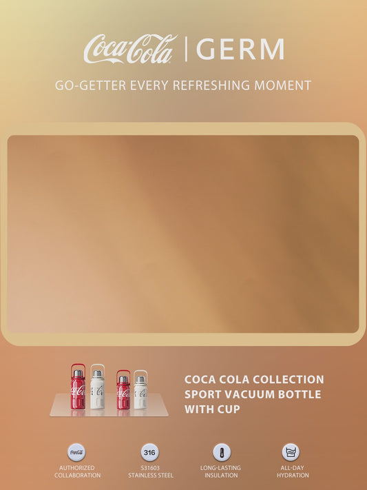 Termo Deportivo Coca-Cola x Germ | con Tapa Taza